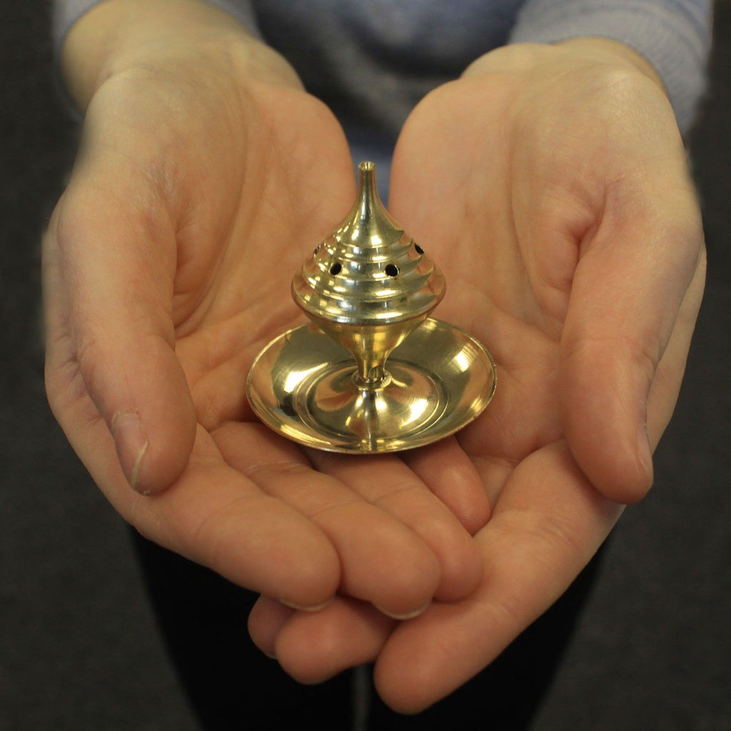 Small Brass Incense Burner for Fragrance and Elegant Home Style