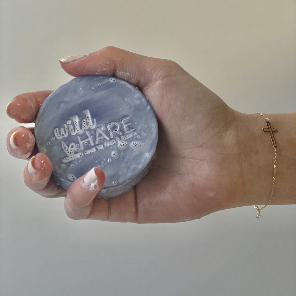 Wild Hare Orchid Solid Shampoo 60g for Eco Friendly Hair Care