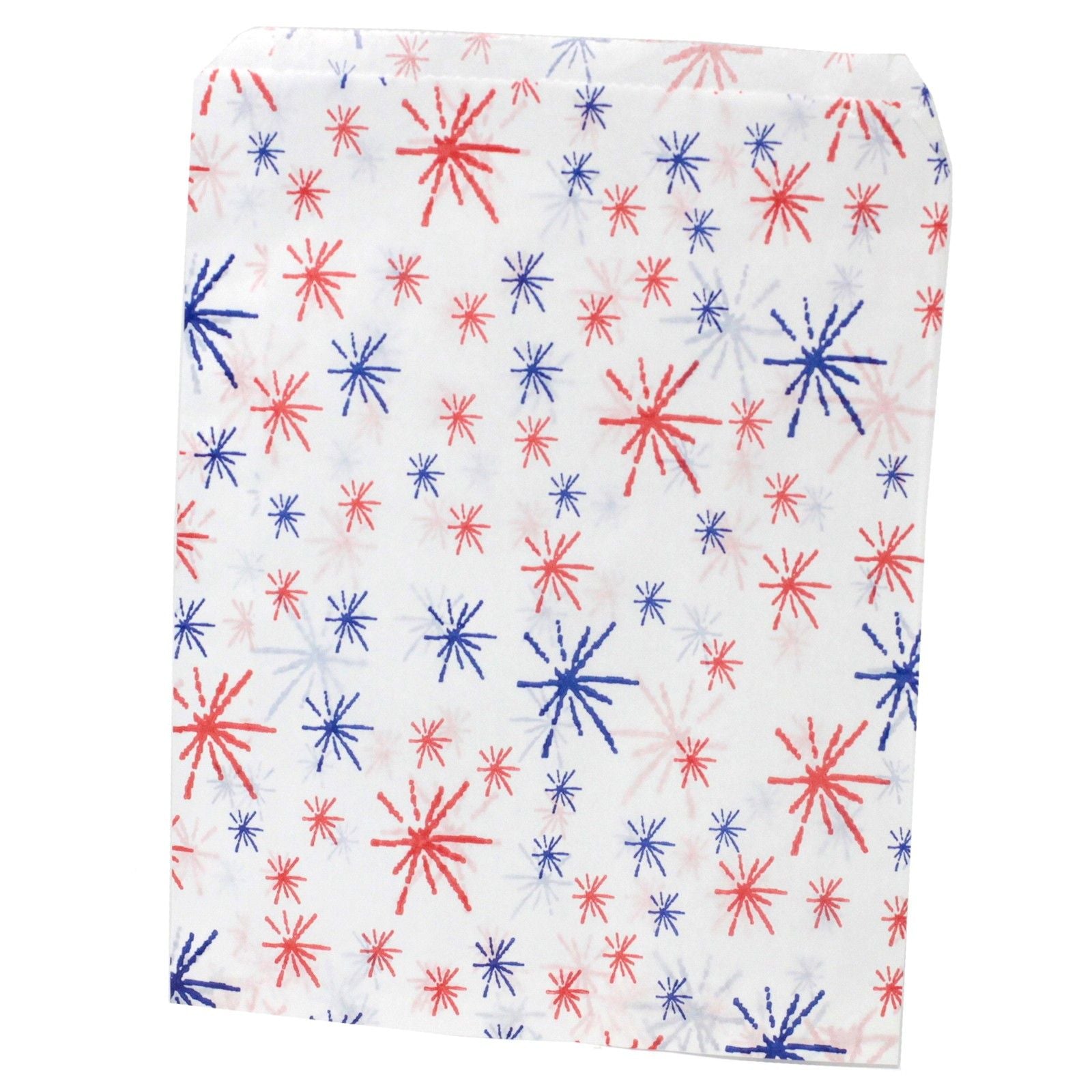 Starburst Design Paper Bags 7 x 9 Inch for Gifts and Party Supplies