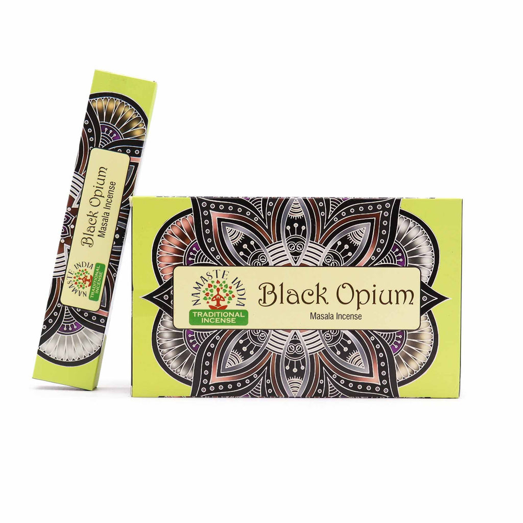 Namaste Mandala Masala Incense Sticks with Black Opium Aroma