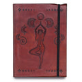 Cosmic Goddess Small Notebook with Strap for Creative Writing