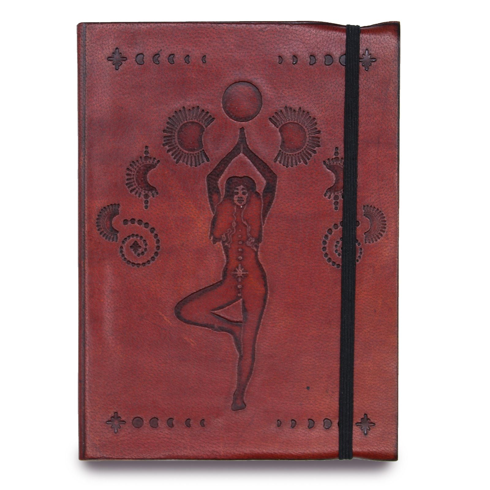 Cosmic Goddess Small Notebook with Strap for Creative Writing