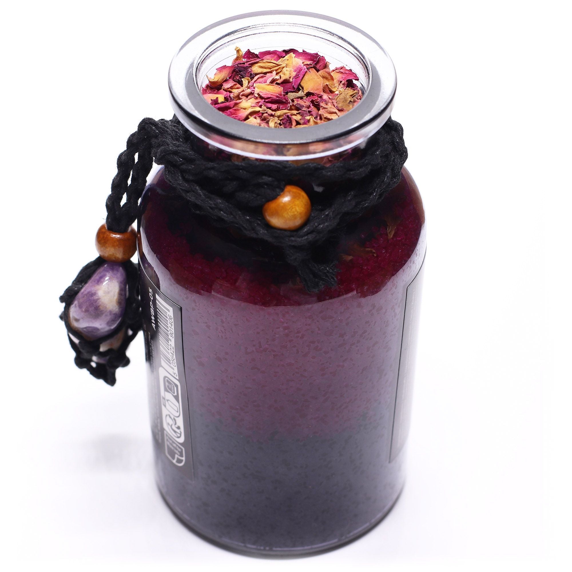 Seduction Bath Spell Potion & Amethyst Crystal Amulet for Rituals