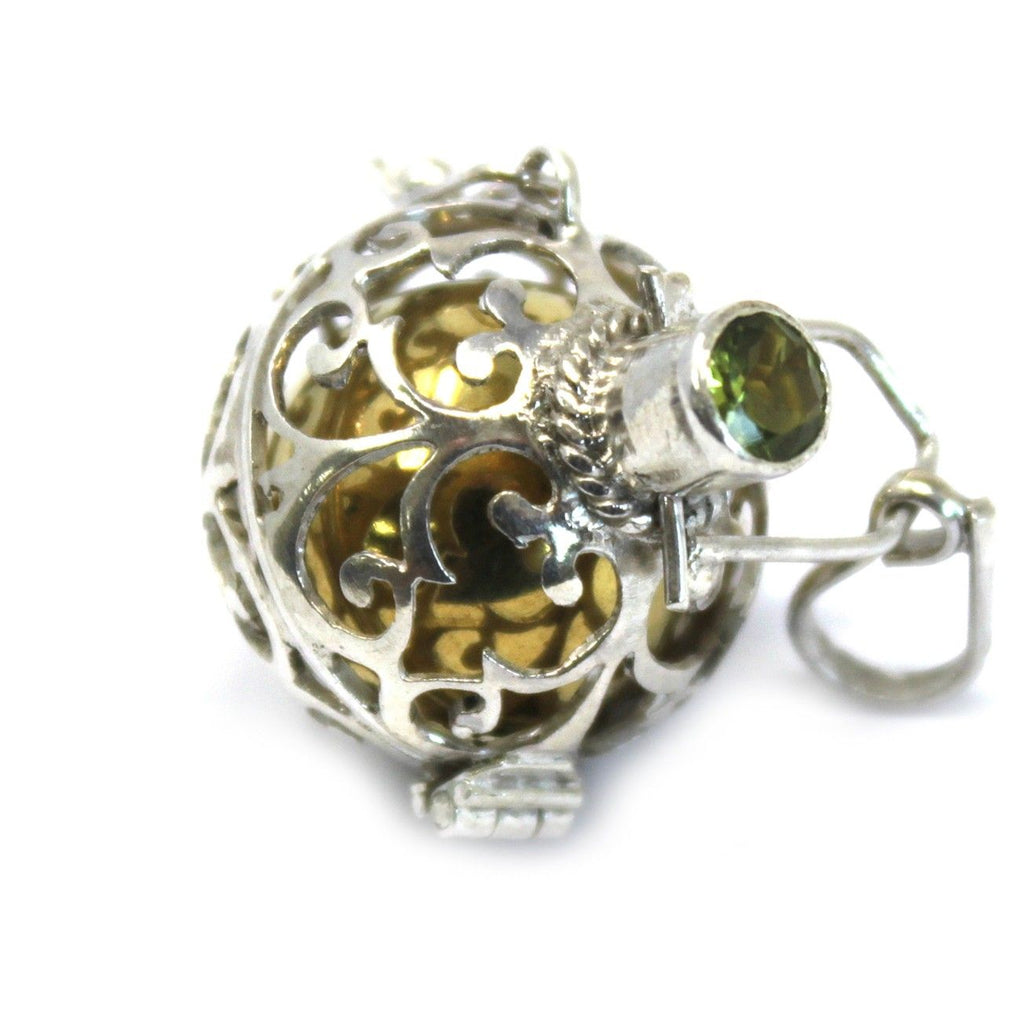 Silver Angel Bell Romance 18mm with Charming Design