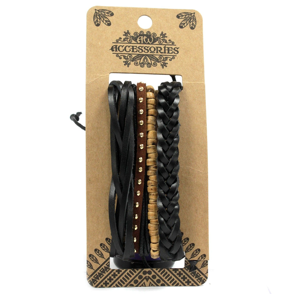 Stylish Mens Bracelet Sets in Black and Macho for Trendy Looks