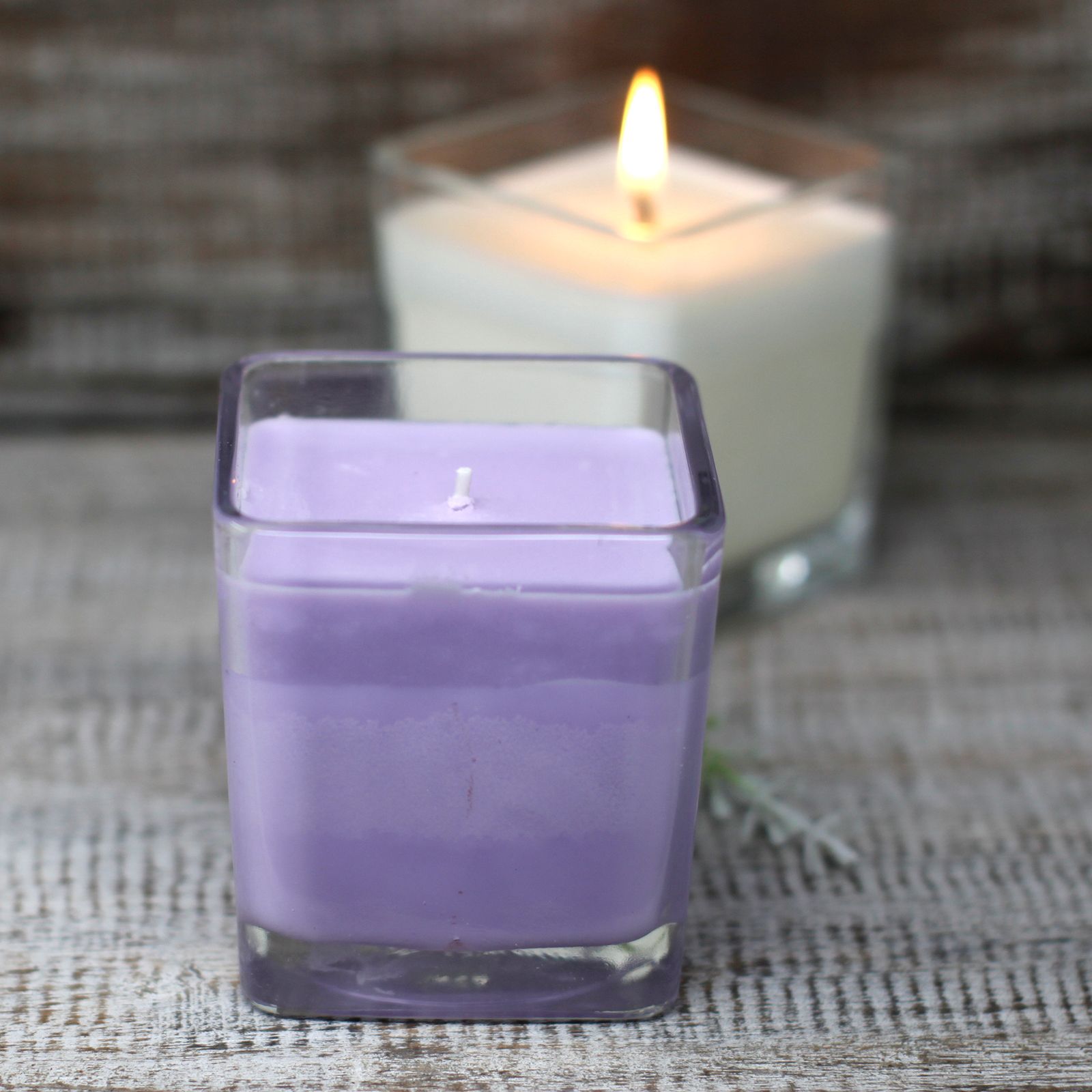White Label Soy Wax Jar Candle with Lavender and Basil Aroma