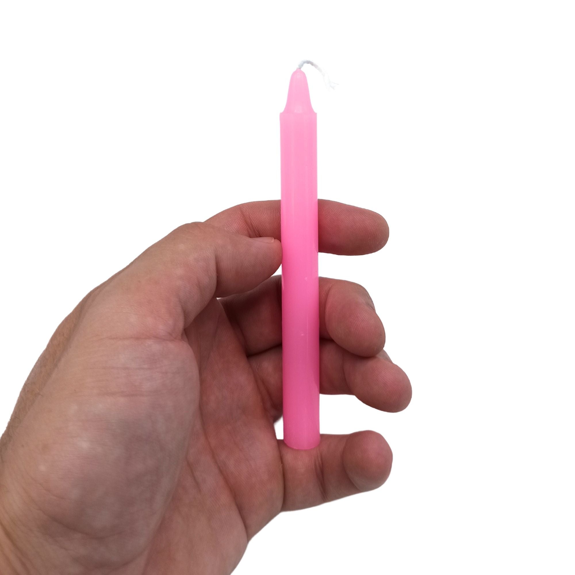Manifest Magic Candles Pack of 12 Pink for Spiritual Practices