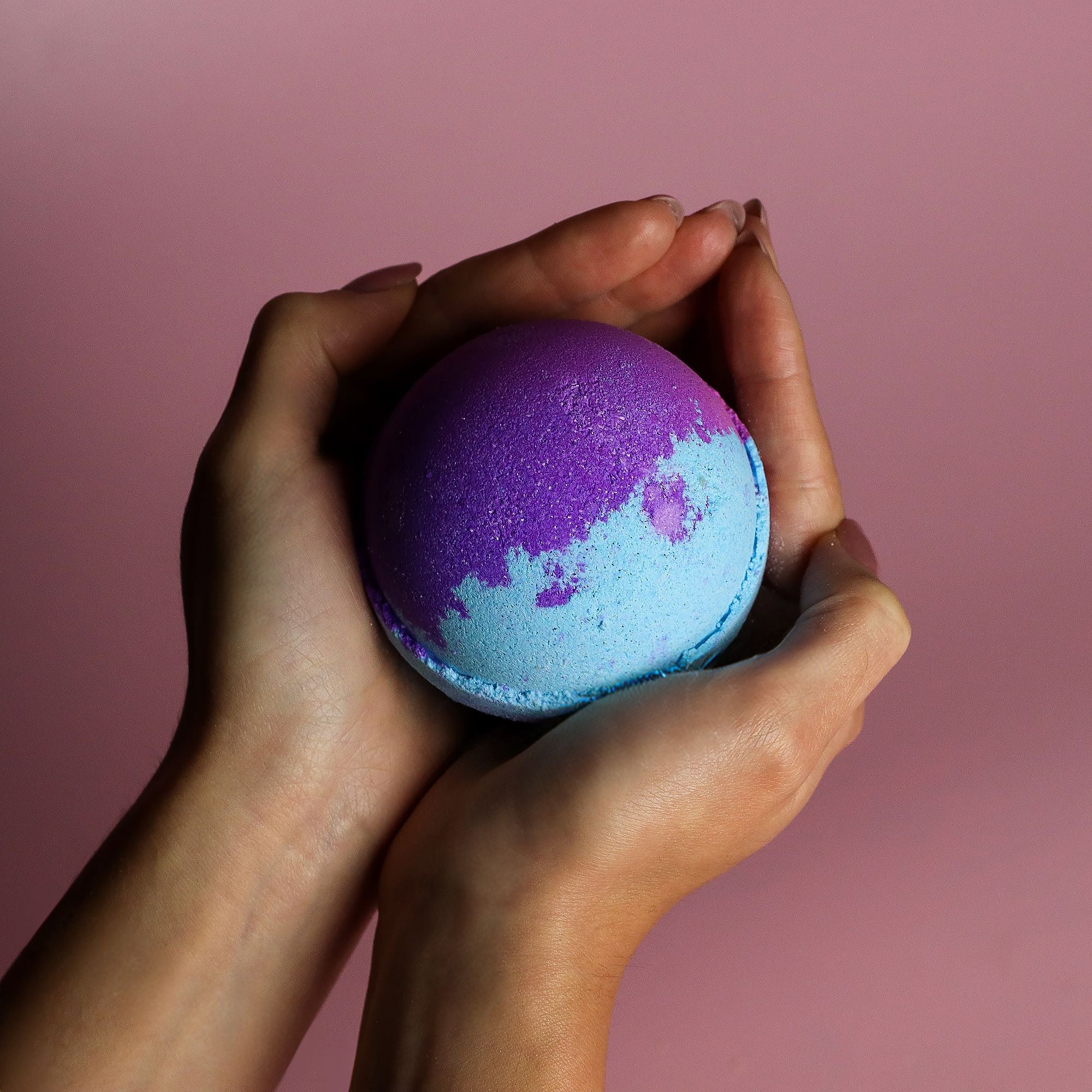 Jumbo Bath Bomb Amethyst Creed with Bold Masculine Fragrance