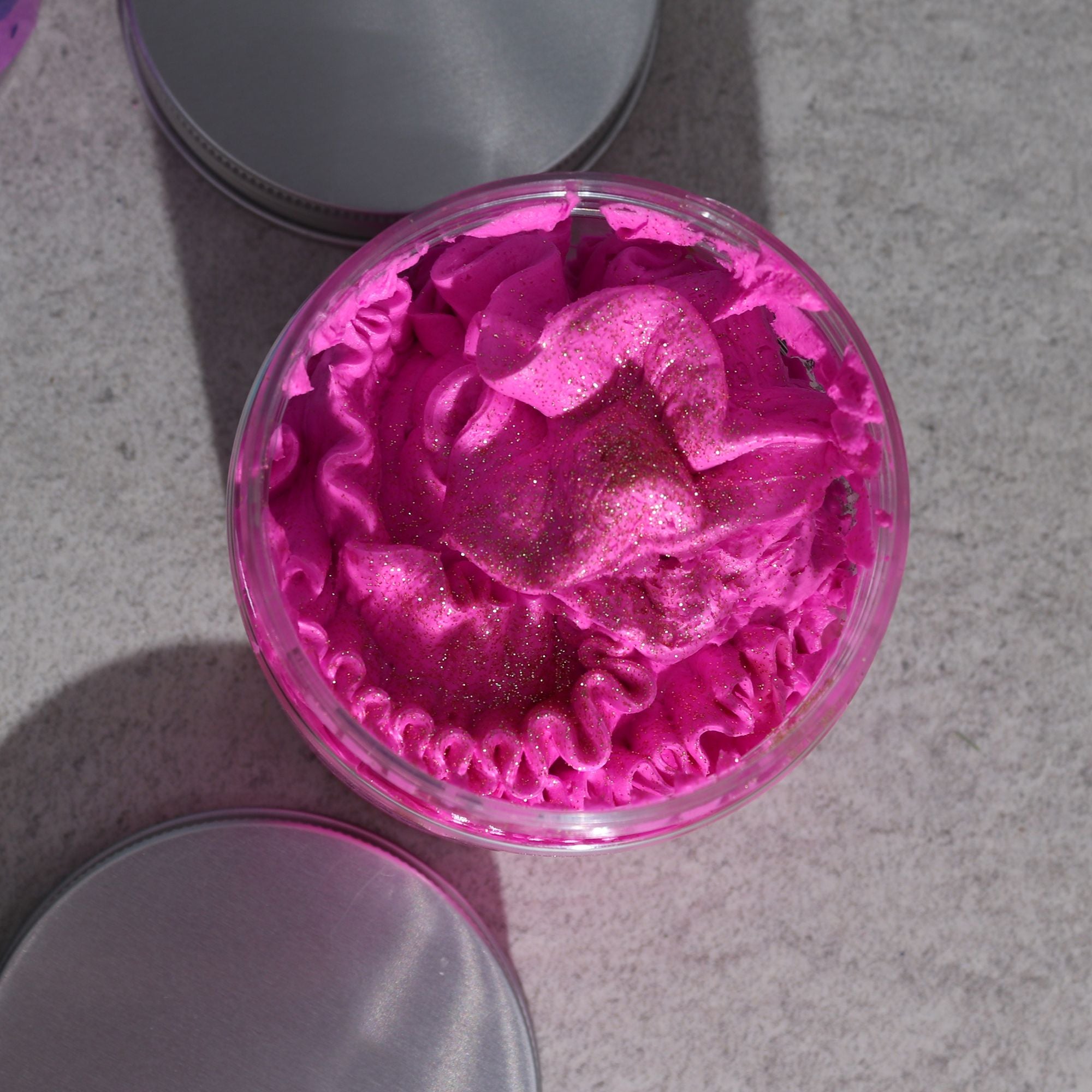 Pink Charlotte Whipped Soap 120g with Calming Fragrance Notes