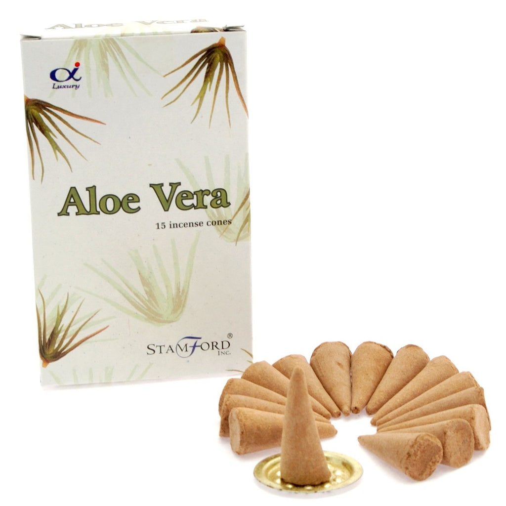 Aloe Vera Cones Premium Incense for Home Fragrance and Relaxation