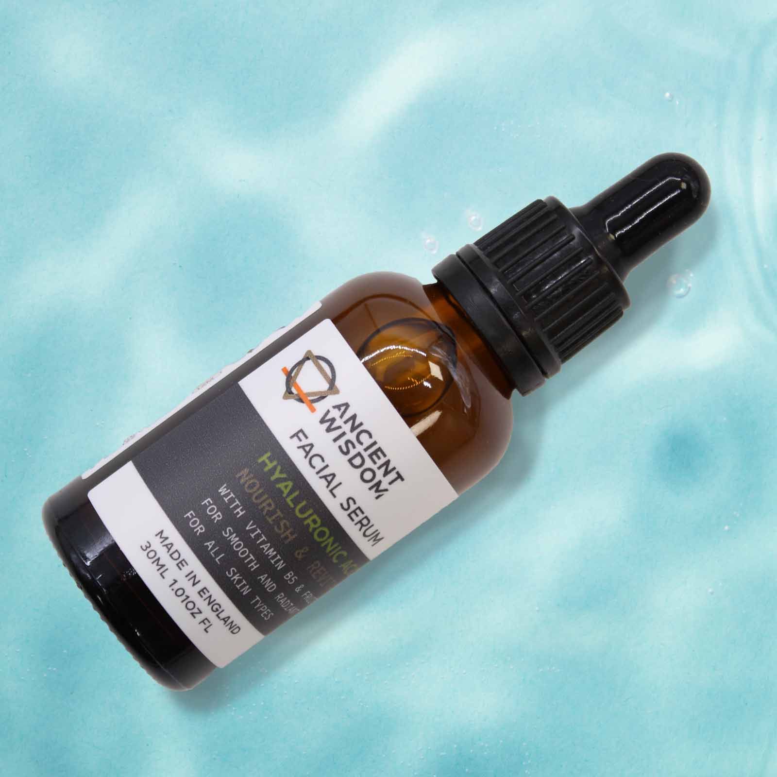 Hyaluronic Acid Facial Serum for Nourished Radiant Skin Care