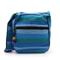 Lrg Nepal Sling Bag in Blue Rivers with Adjustable Strap Design