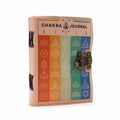 Leather Seven Chakra Colours Deckle Edge Notebook for Journaling