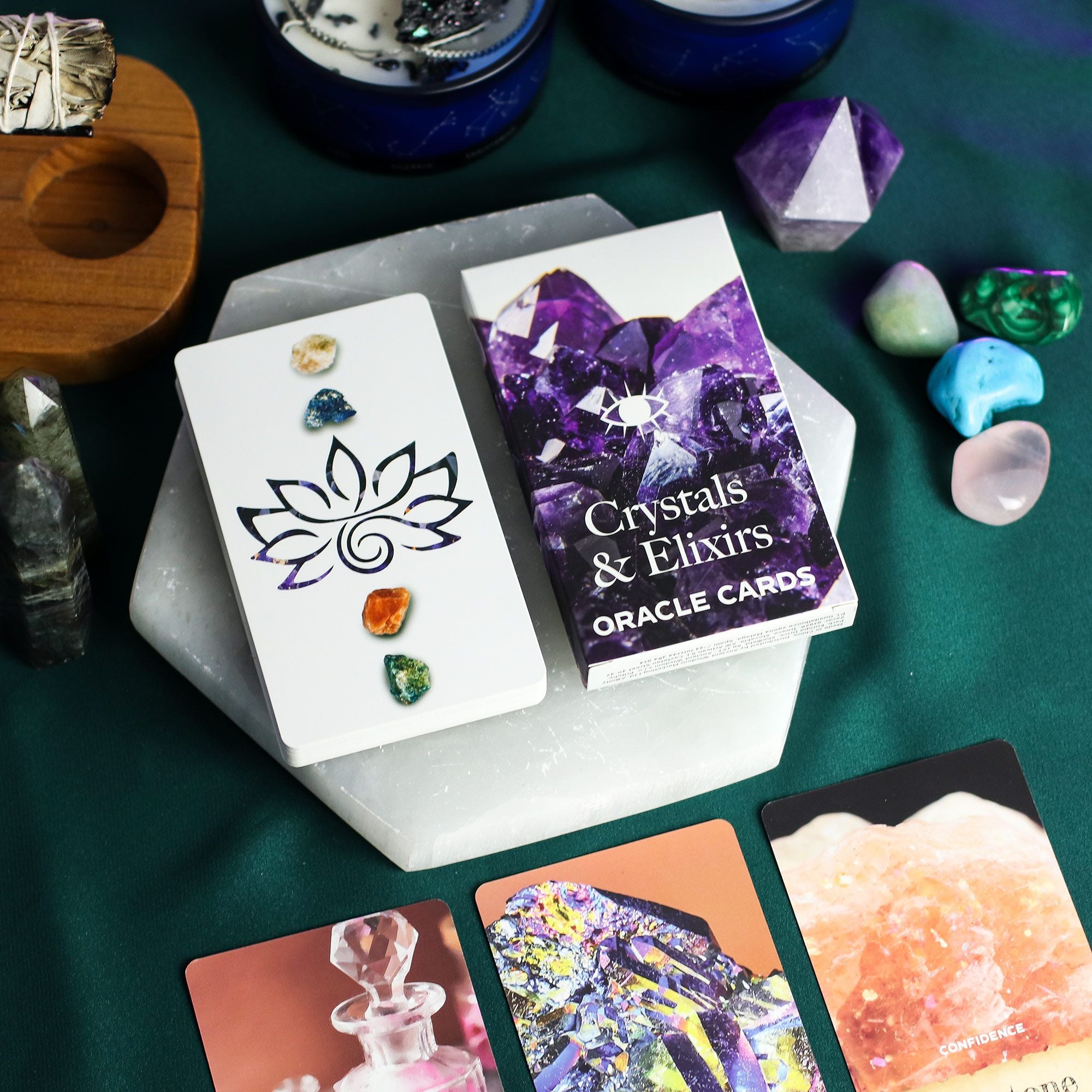 Crystals & Elixirs Oracle Cards Healing Energy Deck for Insight