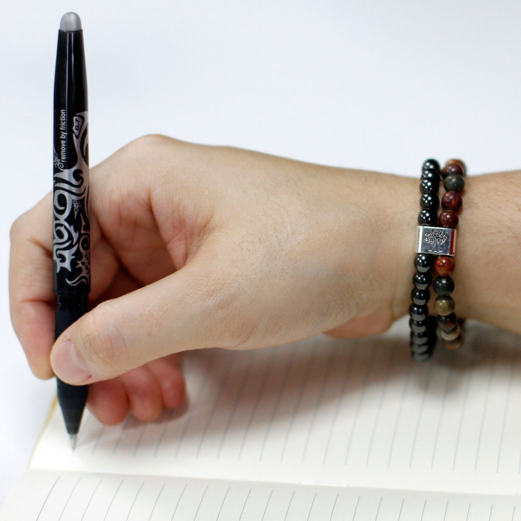 Magnetic Gemstone Bracelet Picasso Jasper for Versatile Style