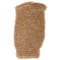 Snug Brown Jute Mitt for Exfoliating and Bathing Experience