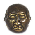 Fengshui Four Face Buddha 6cm Brass Decor for Home Serenity and Calm
