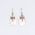 Shell & Silver Dragonfly Earrings for Unique Style and Charm