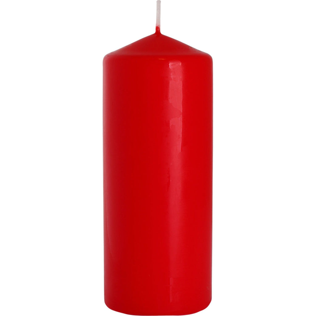Pillar Candle 60x150mm in Vibrant Red for Home Decor and Ambience