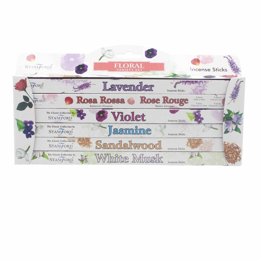 Stamford Gift Set Floral Incense Sticks for Home Fragrance Use