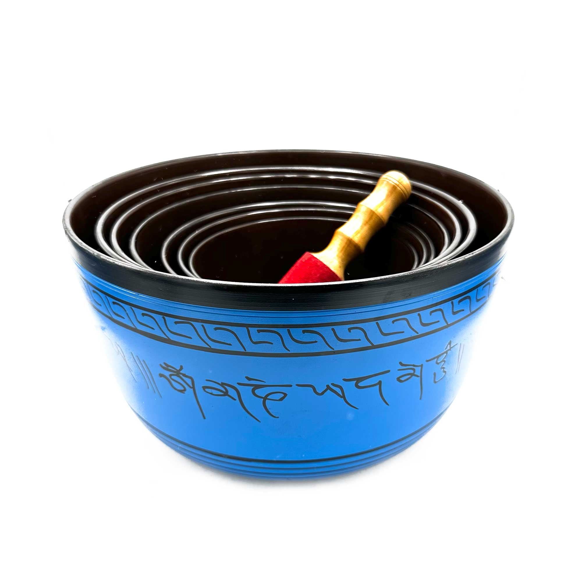 Small Chakra Set of Seven Singing Bowls (14-22cm)