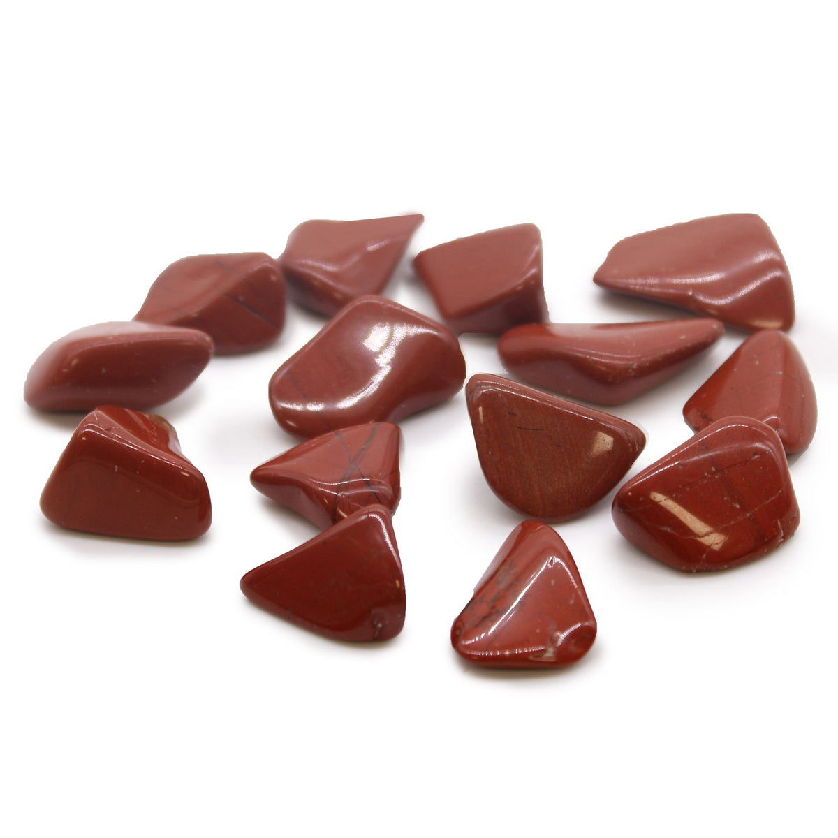 Medium Tumble Stone - Jasper - Red