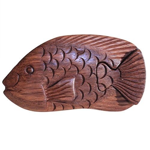 Bali Magic Box Fat Fish Puzzle Box for Unique Gift Ideas and Fun