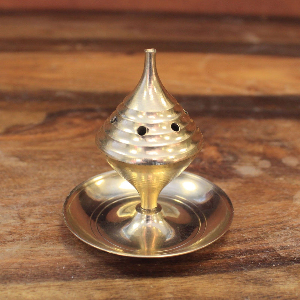 Small Brass Incense Burner for Fragrance and Elegant Home Style