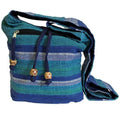 Nepal Sling Bag Blue Rivers for Travel and Daily Use Comfort