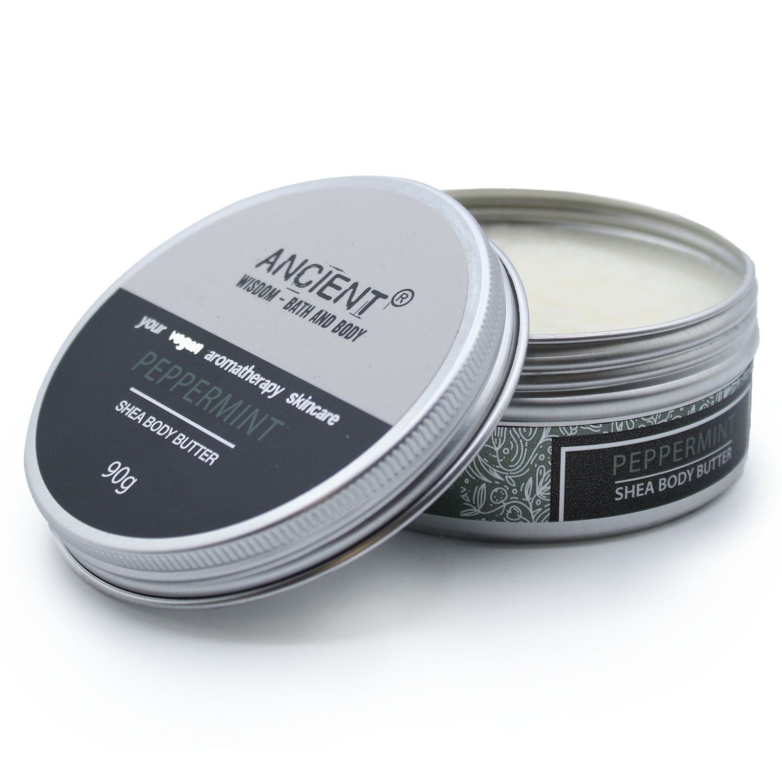 Aromatherapy Shea Body Butter 90g with Refreshing Peppermint