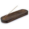 Large Incense Tray 30x10cm in Classic Mango Wood for Aromatherapy