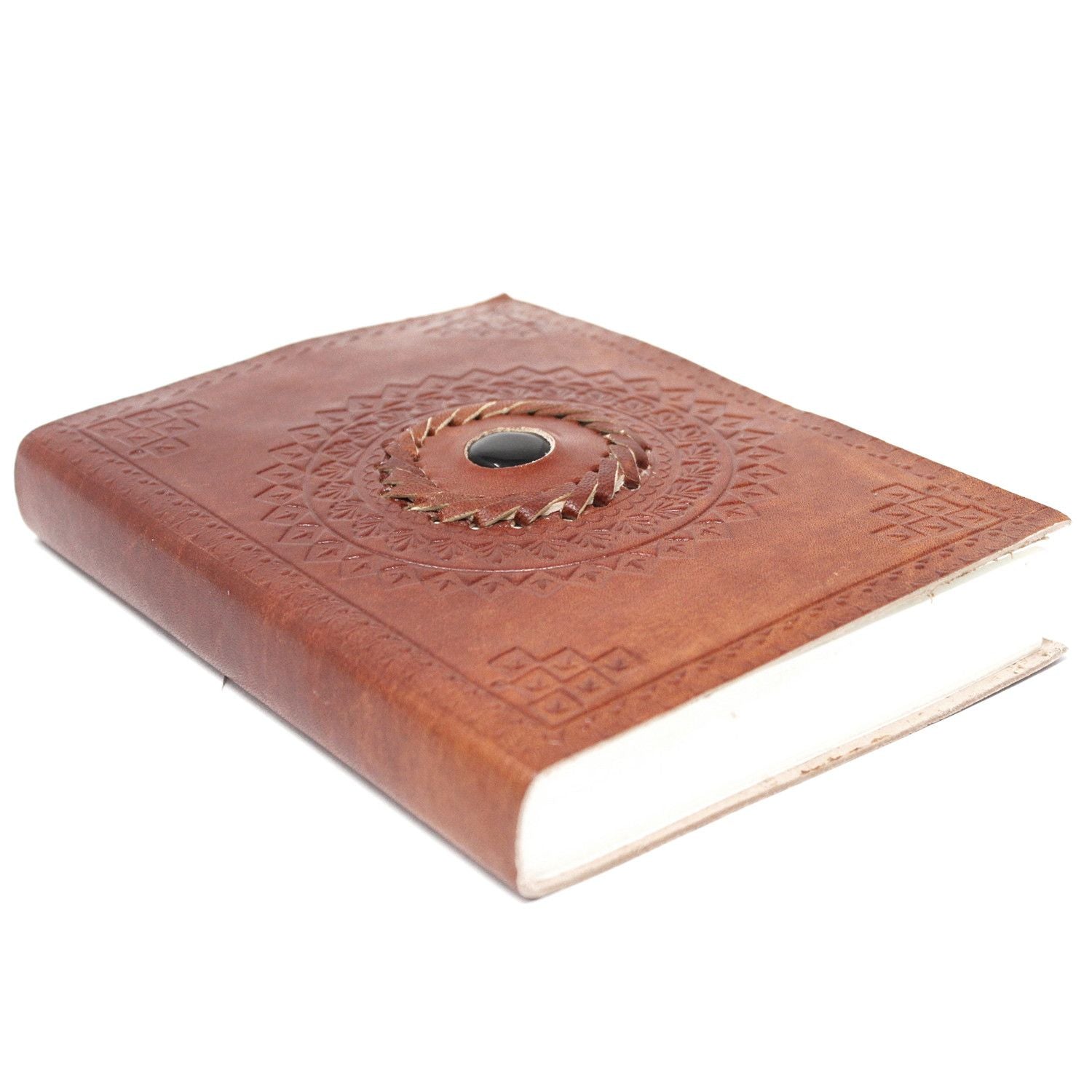 Leather Black Onyx Notebook for Journaling and Sketching