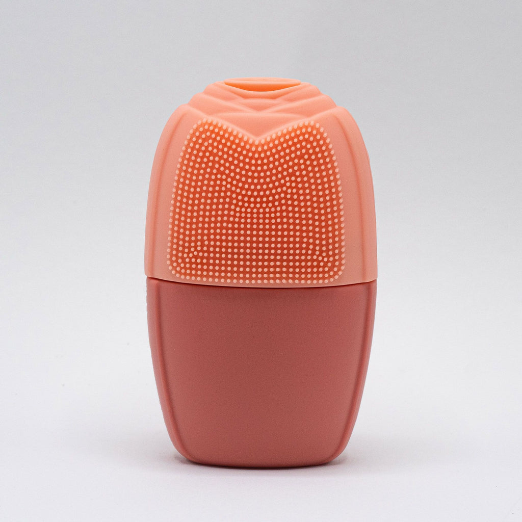 Peach Silicone Ice Face Roller for Refreshing Skincare Routine