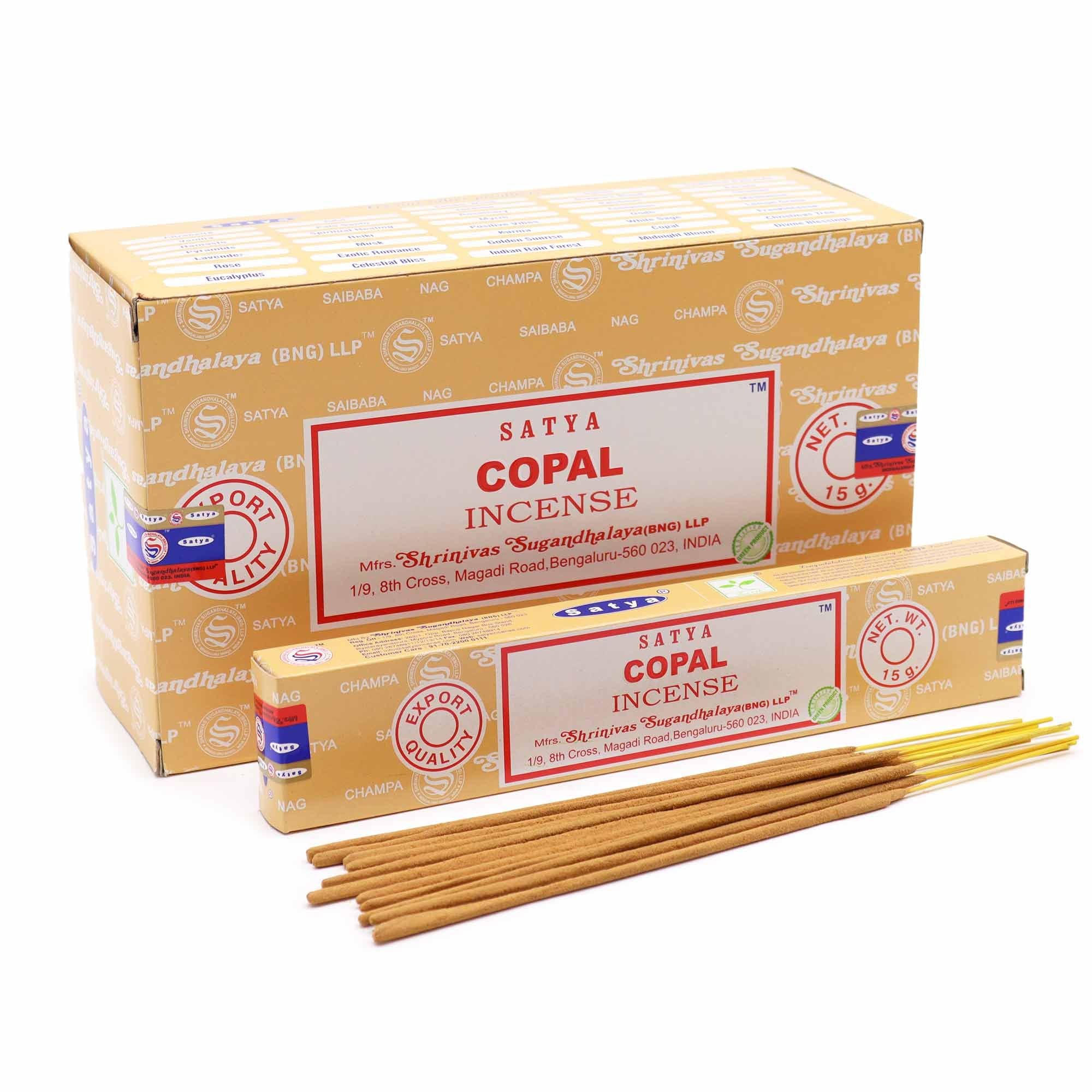 Satya Incense Sticks 15g Copal for Refreshing Aroma Experience