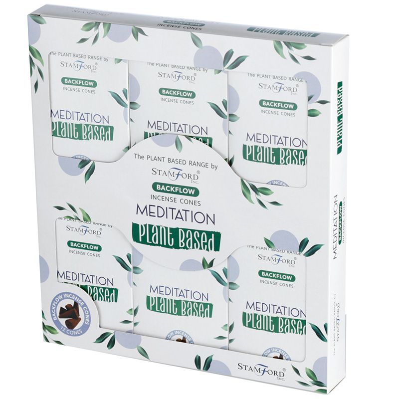 Plant Based Backflow Incense Cones for Meditation and Yoga Use
