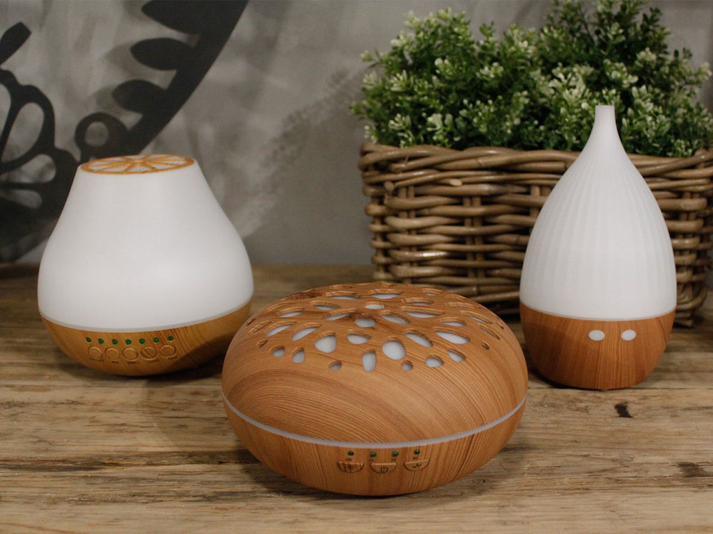 Oslo Atomiser Pebble USB Aroma Diffuser with Colour Change Timer
