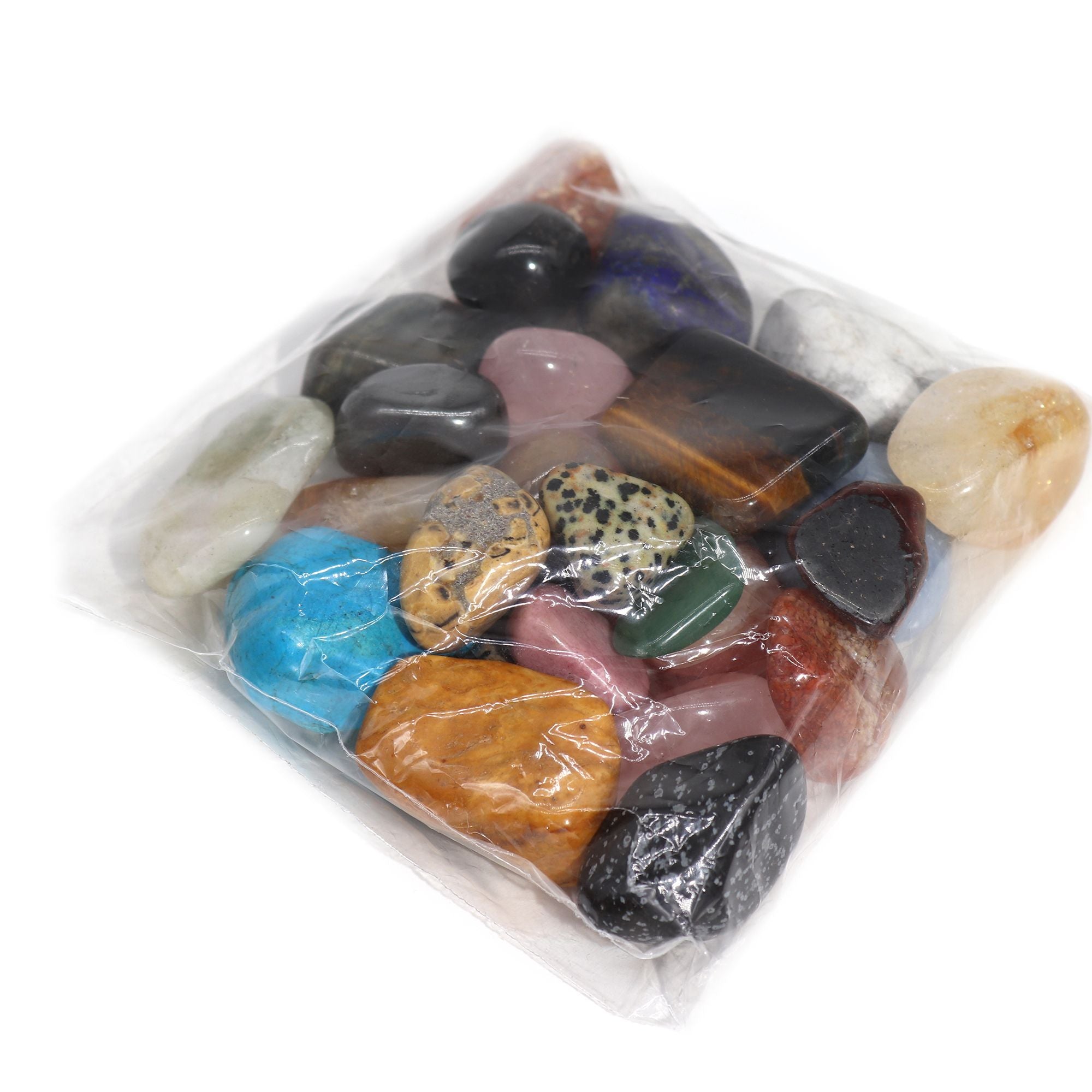 Lucky Dip Mixed Tumble Stones 0.5kg with Colourful Assortment