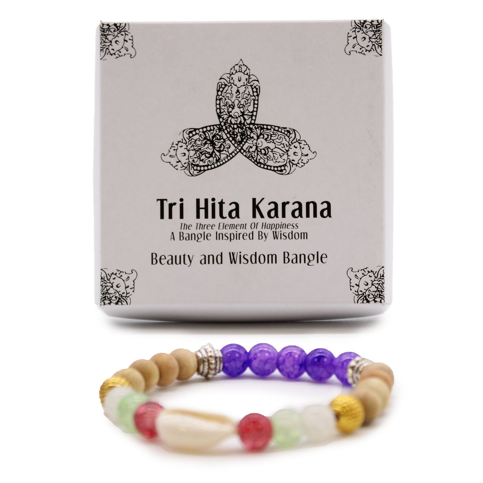 Tri Hita Karana Bangle Symbolising Beauty and Wisdom for Balance