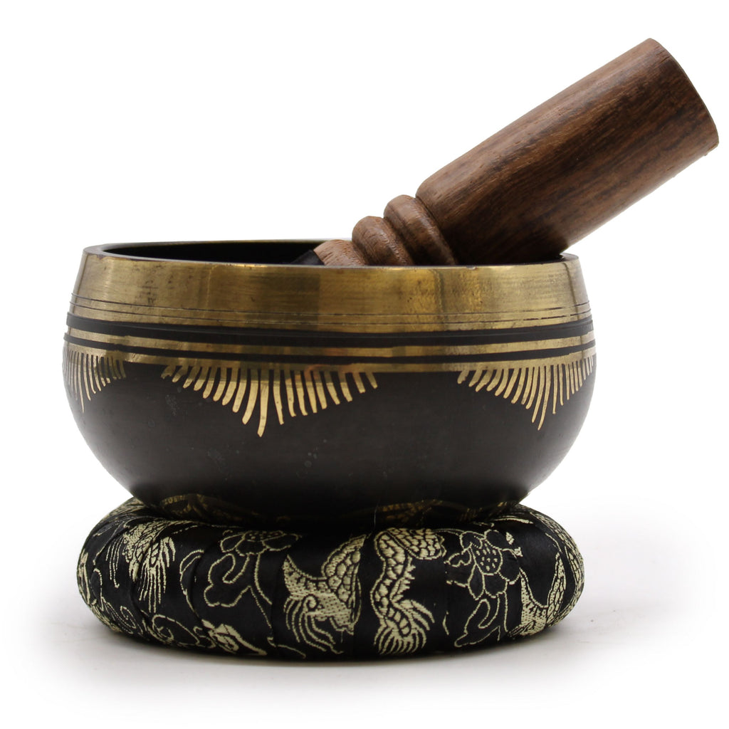 Flower Of Life Sing Bowl Set with Mallet and Carrying Case