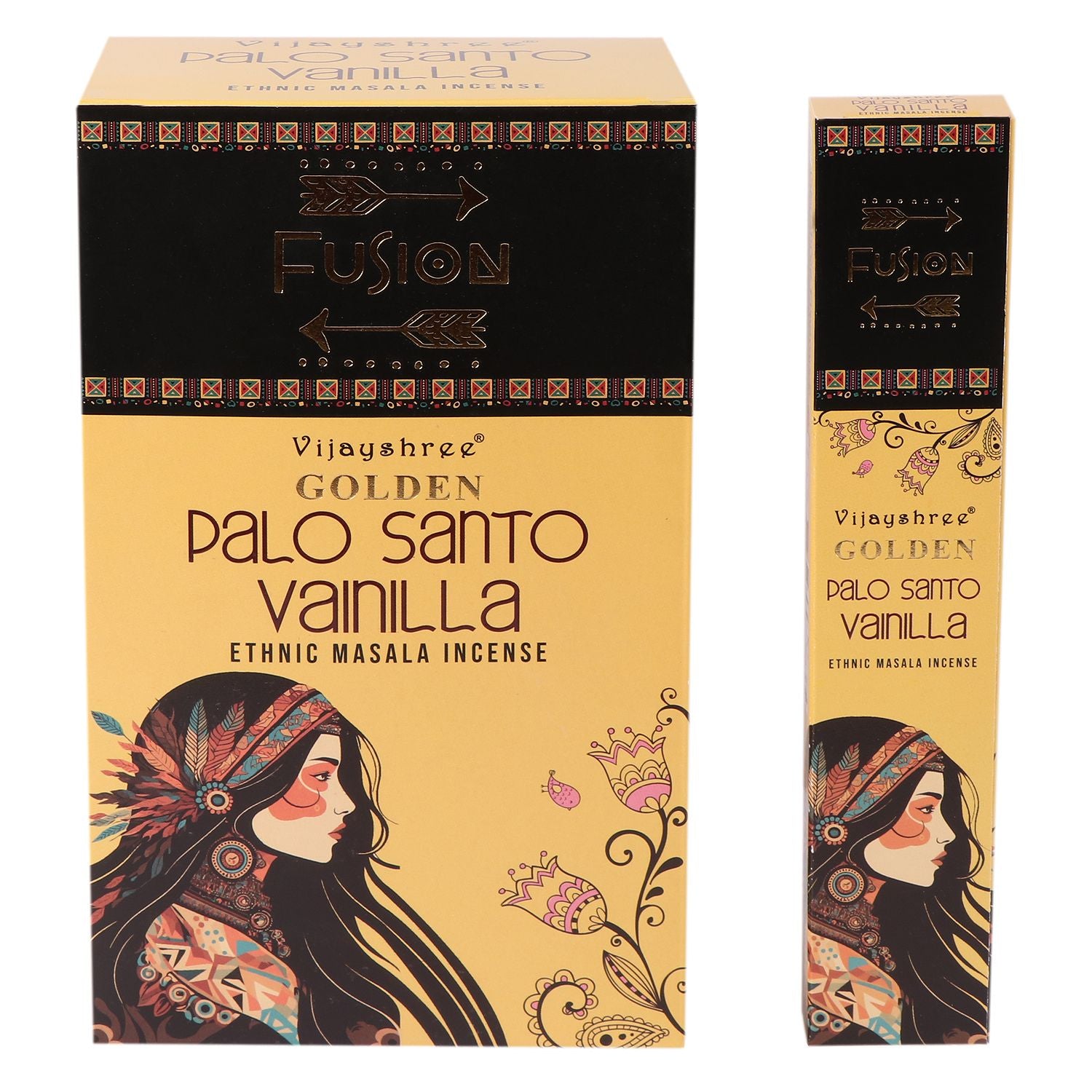 15g Golden Palo Santo and Vanilla Incense Sticks for Aromatic Use