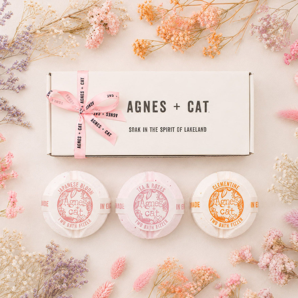 Agnes + Cat Floral & Citrus Bath Fizzer Gift Set