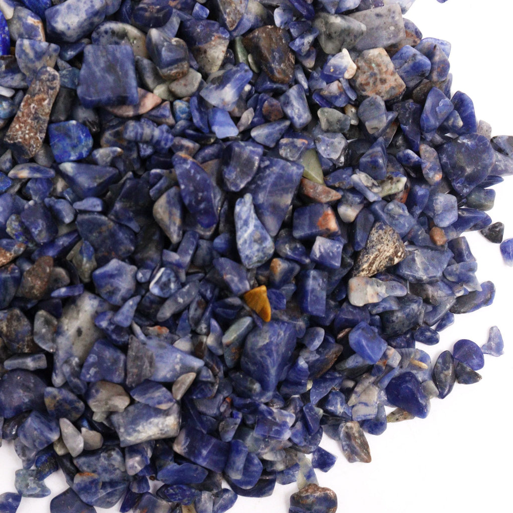 Sodalite Chips Gemstone Chips Bulk for Crafting and Décor 1KG