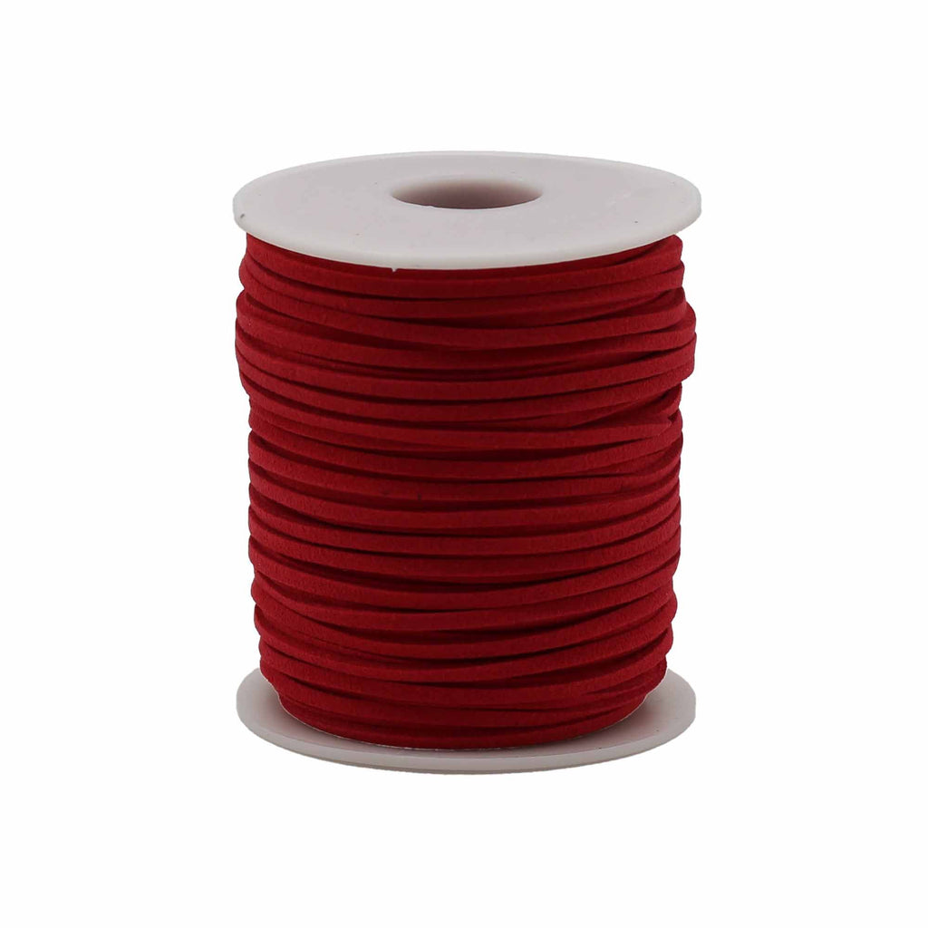 Red Bulk Roll Pendant Cord 2.5mm x 45m for Creative Crafting