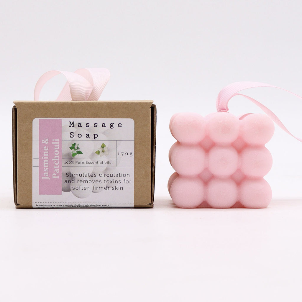 Boxed Single Massage Soaps Jasmine and Patchouli for Spa Use