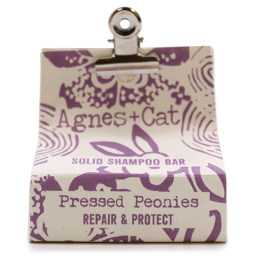 Agnes + Cat Pressed Peonies Solid Shampoo for Healthy and Shiny Hair