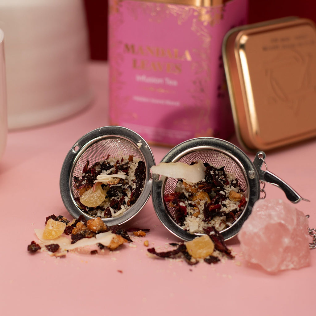 50g Hidden Islands Blend Tropical Fruit Infusion Tea in a Beautiful Tin