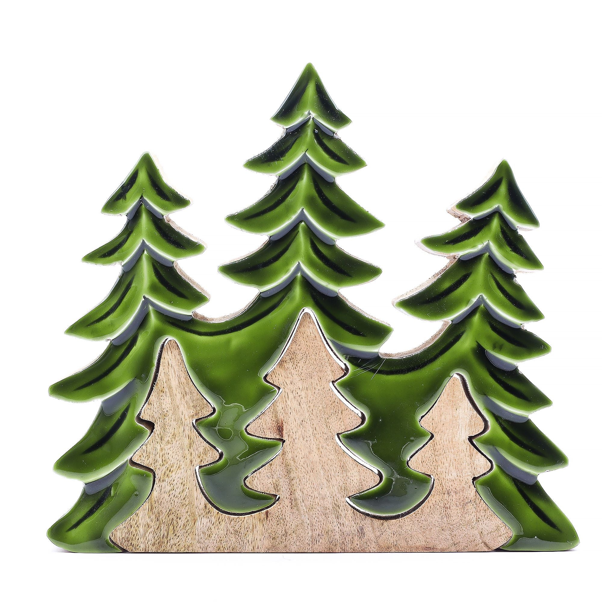 Lost in the Forrest Three Trees 3D Wooden Decoration for Home