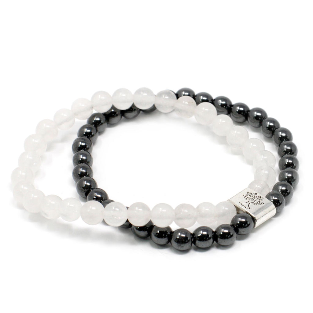 Magnetic Gemstone Bracelet Rock Quartz for Unique Style Appeal