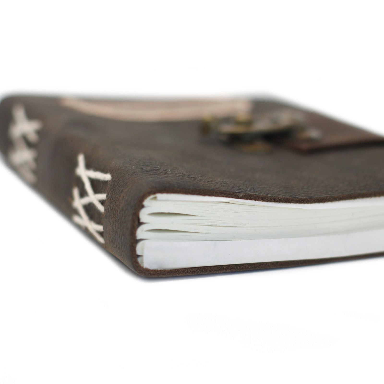Leather Black Confessions Notebook with Lock for Creative Minds