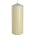Ivory Pillar Candle 80x200mm with 90 Hour Long Lasting Burn Time